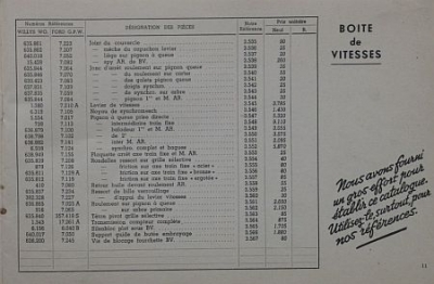 Preview: Willys Jeep Automobil Ersatzteilliste  Typ G 503 28 Seiten 1952   will-etl52