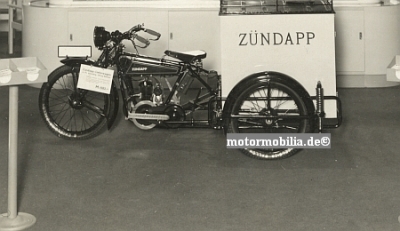 Zündapp Motorrad Foto Zündapp Stand auf  IAA 1928