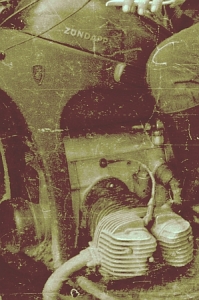 Preview: Zündapp Motorcycle Photo Typ KS 750 1941   z-mf49