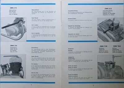 Preview: Zuendapp Motorrad  Werkzeugliste fuer DB 202 1953  z-wl-53