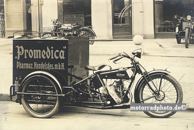 Zündapp Motorcycle Photo Typ EM 250 Delivery Tricycle  z-f62