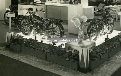 Zuendapp Motorcycle Photo Zündapp Stand  IAA 1928