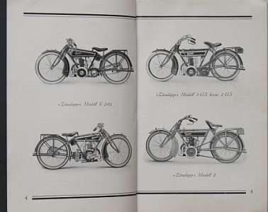 Preview: Zuendapp Motorrad Type K249/3GS Ersatzteilliste 1925  zuen-et25