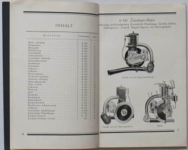 Preview: Zuendapp Motorrad Type K249/3GS Ersatzteilliste 1925  zuen-et25