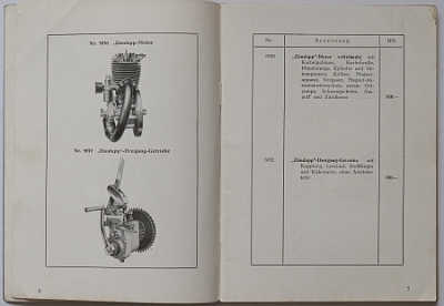 Preview: Zuendapp Motorrad Ersatzteiliste Type Z 300 1928 zuen-et28