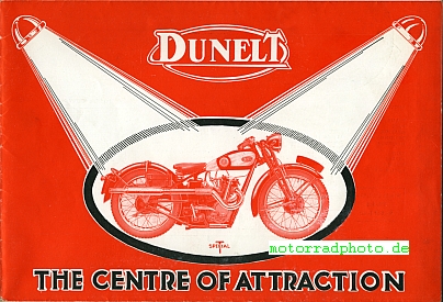 Dunelt Motorcycle brochure