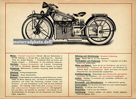 motormobilia.de - Windhoff Motorrad Prospekt 1927