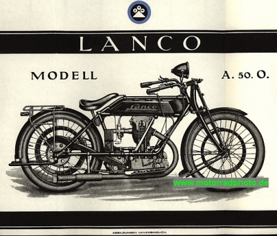 Lanco motorcycle poster 1924  lan-po01