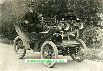 Automobil Foto unbekannt, um 1900  u-a-01