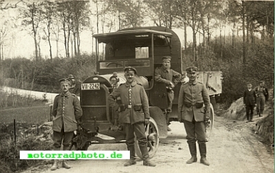Stoewer LKW Originalfoto ca. 1915