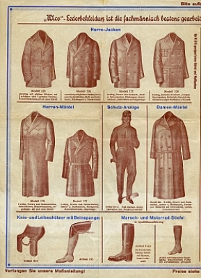 WICO Leatherwear brochure 1931