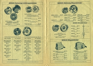 Bosch Ausruestung Gruene Handelsliste  16 Seiten  1953   bosch-li53