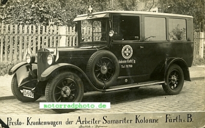 Presto NAG Automobil Foto ca. 1927   pr-a006