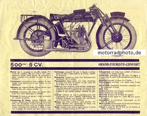 Automoto Motorrad Prospekt 1929   aumo-p29