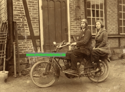 Wanderer Motorrad Foto 4PS Heeresmodell  1914-1919  wa-f21