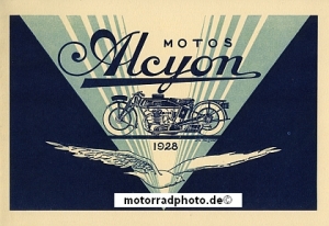 Alcyon Motorrad Prospekt 20 Seiten 1928 alc-p28