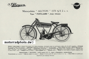 Alcyon Motorrad Prospekt 20 Seiten 1928 alc-p28