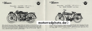 Alcyon Motorrad Prospekt 20 Seiten 1928 alc-p28