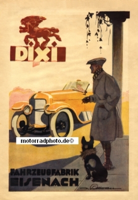 Dixi Automobil Poster Motiv 1922  dixi-po02