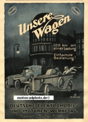 Omnomobil Automobil Plakat Motiv 1922  omno-po01