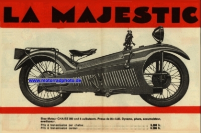 Majestic Motorrad Plakat 1932  maj-po01