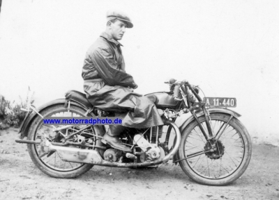 MT Motorrad Foto 498 ccm ohv Jap-Motor  ca. 1931  mt-1