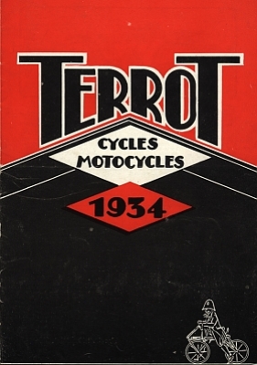 Terrot Motorcycle Brochure  all models 1934