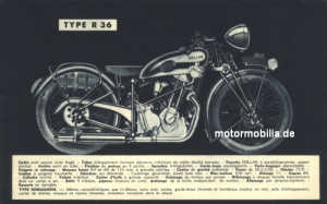 Dollar  Motorrad Prospekt 8 Seiten 1936  do-p36