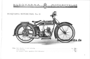 Husqvarna Motorrad Prospekt 24 Seiten  1930  hus-p30