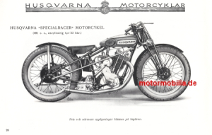Husqvarna Motorrad Prospekt 24 Seiten  1930  hus-p30