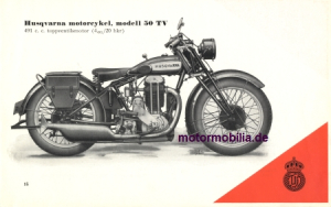 Husqvarna Motorrad Prospekt 32 Seiten  1933 hus-p33
