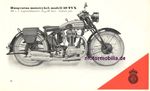 Husqvarna Motorrad Prospekt 32 Seiten  1933 hus-p33