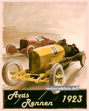 Automobil  Racing Poster Avus 1923 ren-po08