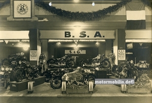 BSA Motorcycle Photo BSA Stand  IAA 1928