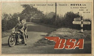 BSA Motorrad Prospekt Gesamtprogramm 1947 bsa-p47