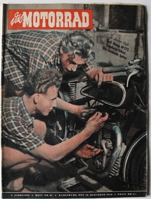 Das Motorrad Heft 25 1952