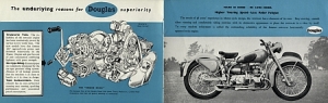 Douglas Motorrad Prospekt 12 Seiten 1949 dou-p49