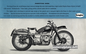 Douglas Motorrad Prospekt 12 Seiten 1949 dou-p49