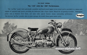 Douglas Motorrad Prospekt 12 Seiten 1949 dou-p49