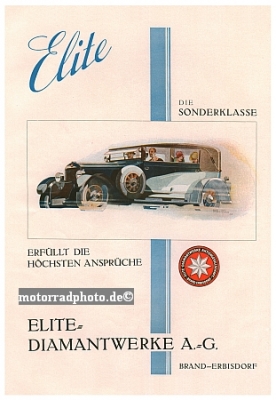 Elite Automobil Poster Layout 1928 eli-po04