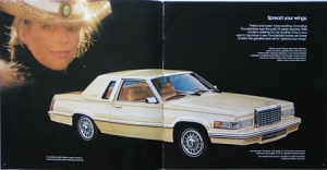 Ford Thunderbird Automobil Prospekt 1980  for-op801