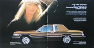 Ford Thunderbird Automobil Prospekt 1980  for-op801