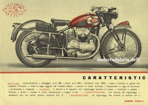 Gilera Motorrad Prospekt 4 Seiten 1948 gile-p48