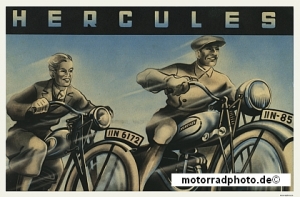 Hercules Motorcycle Poster Motiv 1934  her-po02