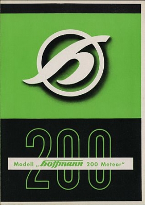 Hoffman Motorrad Prospekt 4 Seiten 1953  hoff-p531