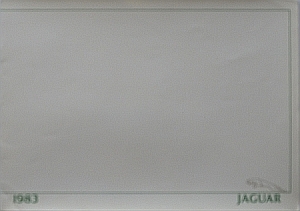 Jaguar Automobil Prospekt 1983  jag-op831