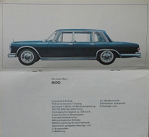 Mercedes Benz Automobil Prospekt 2.1967 mb-op0671