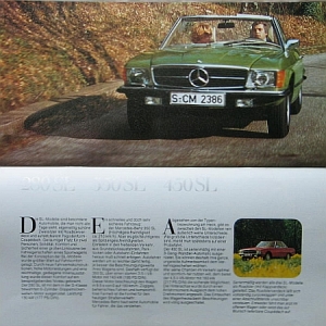 Mercedes Benz Prospekt/Programm 7.1977 mb-p771