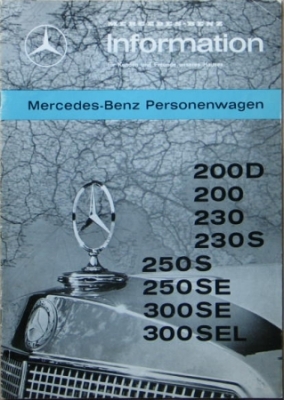 Mercedes Benz Prospekt/Information 3.1966 mb-p661