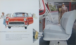 Opel Automobil Prospekt Rekord 1957  op-op571